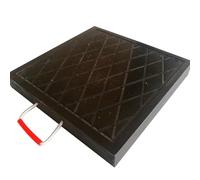 Heavy Duty RV Jack Pads, Stackable Waterproof Leveling Blocks for Stabilizing Outriggers, Suitable for Tow Trucks, Trailers, Cranes, and Wreckers