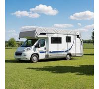 Heavy Duty RV Roof Cover, Lightweight Waterproof Camper Cover, Waterproof & UV Resistant Protection for Motorhomes, Travel Trailers, Camper Vans, Truck Campers (Grey, 8.5 * 3M)