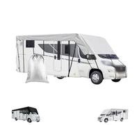 Heavy Duty RV Roof Cover, Waterproof and Robust Roof Cover for Class A/B/C Motorhomes, RV Roofs Covers for Winter, for Camper & Travel Trailers, 16ft to 40ft RVs (Gray,11 * 3m)