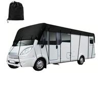 Heavy Duty Rv Roof Cover Waterproof, Travel Trailer RV Roof Cover, 210D Waterproof Durable Oxford Foldble Mobilehome Covers, Easy to Clean, for Popup & Truck Campers, RV, Travel Trailers (37.73*9.8ft)