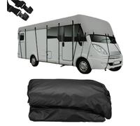 Heavy Duty RV Roof Cover Waterproof, Winter RV Protection for Class A/B/C Motorhomes, Class C Rv Roof Cover for Winter, Camper & Travel Trailers, Full Vehicle Protection (Silver Gray,7.5x3m)