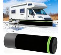 Heavy Duty RV Skirting, 80cm High, Stainless Steel Mesh Bottom, Easy Installation, Winter Protection for Mobile Homes and Trailers, 20m Length