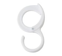Heavy Duty S Hooks - Wall Coat Hooks, Reinforced Curved Structure, Anti-Scratch Protective Ends, Stable Handle Support System for Laundry Room, Balcony, Laundry Room, Coul