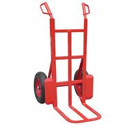 Heavy Duty Sack Truck for Rough Terrain, Garden Sack Barrow with Large Toe, Sack Trolley with Pneumatic Wheels, 350kg Capacity