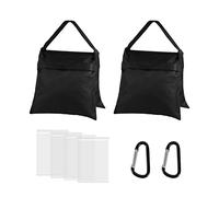 Heavy Duty Sandbag Photo Studio Weight Bag Saddlebag Design for Photography Stand Light Stand Tripod Packs Set