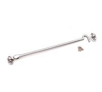 Heavy Duty Satin Chrome Silent Cabin Hook and Eye 3"/4"/6"/8"/10"/12" (12'' - 300mm)