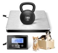 Heavy Duty Scale, Couleeur 180KG/400lb & LCD Display Electronic Weighing Scale, 2 Power Supply Methods Digital Parcel Scale with Shut-off Function, Parcel Weighing Scales for Warehouse, Factory Use