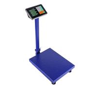 Heavy Duty Scales,Electronic Postal Scales Digital Parcel Scales 300KG/661lb, Stainless Steel LCD Display Floor Platform Scale Industrial Postage Scales for Commercial Parcel Weighing Scales,Blue