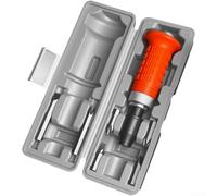 Heavy Duty Screwdriver Set for Impact Driver Use with Reversible Forward and Reverse Function to Remove Rusted, Stripped, and for Stuck Screws Easily (B)