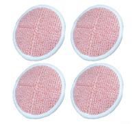 Heavy Duty Scrub Mop Pads, Replacement Cloths for Spinwave Hard Floor Cleaners, Models 2124 2039A 2307 23157, Orange Fibre, 6 Pack(4PCS)