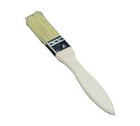 Heavy Duty Scrubbing Brush Wood Handle Paint Brush Hard Pig Hair Mixed With Silk Hair Sweep Baking Barbecue Medium Thickened Silk Kitchen Scrubbing (Khaki, One Size)