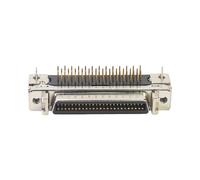 Heavy Duty SCSI Female Board Connector Metal Contact 14pin 20pin 26pin 36pin 50pin Arder Connector SCSI Female Solder Mount