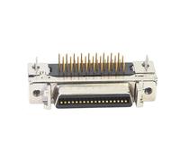 Heavy Duty SCSI Female Board Connector Metal Contact 14pin 20pin 26pin 36pin 50pin Arder Connector SCSI Female Solder Mount