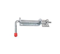 Heavy Duty Security Metal Spring Loaded Slide Latch Tower Bolt 150mm 6” Galvanised Finish Suitable for Garden Gate, Shed Door Stable Door Garage Door Lock