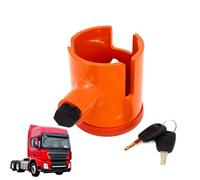 Heavy Duty Security Tool, Universal Trailer Tongue Lock, Steel Towbar Lock with Sturdy Construction, Anti-Theft, Multipurpose Lock for Door Containers, Track Equipment