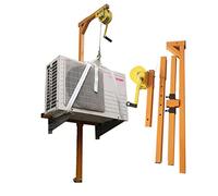 Heavy-Duty Self-Locking AC Lifting Tool Manual Winch Crane with Folding Bracket for Easy Installation Ideal for Home and Workshop Use and Reliable