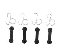 Heavy Duty Self-Return Swinging Cafe Door Hinge, 304 Stainless Steel Double Action Saloon Hinge for Wood Concrete Block, Silent Spring Hardware for Doors Under 50lbs