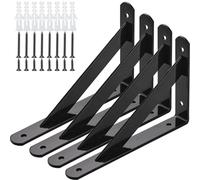 Heavy Duty Shelf Brackets, Wall Mount L Bracket for Floating Shelf