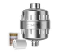 Heavy Duty Shower Filter, Shower Head Filter For Hard Water With High Output Kdf55 & Vitamin C, Chlorine & Heavy Metals Reduction System - 2 Replacement Cartridges, Suitable For Sensitive Skin