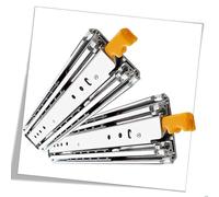 Heavy Duty Side Mount Drawer Slides Full Extension Ball Bearing Rails 12-60inch Locking Tool Box Runners 440 Lbs Load Capacity (20in/500mm)