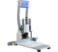 Heavy Duty Single Hole Punch, 250-sheet Manual Paper & Plastic Punching Machine with Positioning Ruler, for Plain Paper, Tag, Bookmark, Financial Binding, Menu 6MM