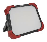 Heavy Duty Site Light - 48W SMD LED - 2 x 13A Sockets - IP54 Rated - 230V Supply Loops Multi One Size