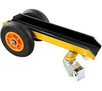 Heavy-Duty Slab Dolly Industrial Stone Transfer Cart with 300Kg Load Capacity 85mm Channel Width Solid Rubber Wheels Ideal for Moving Plywood Glass Doors & Frames