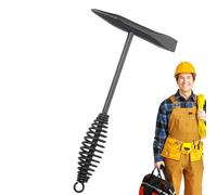 Heavy Duty Slag Chipping Hammer - Precision Welding Slag Remover, 11 Inch Welder Hammer with Coil-Spring Grip for Control, Steel Construction Welding Hammers with Comfort Feature