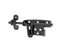 Heavy Duty Slide Bolt Gate Latch, Sliding Bolt Door Lock for Wooden Fence Gate with Padlock Hole, Slide Bolt Hardware for Wooden Fence/Yard Fence/Shed Door