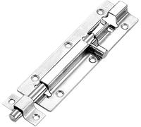 Heavy Duty Slide Gate Latch Bolt Safety Door Lock 2 Pack 304 Stainless Steel Sliding Bolt Door Lock Multiple Sizes(5 inches)
