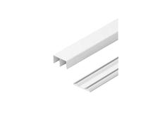 Heavy-Duty Sliding Closet Door Track for Triple Track Program - Silent Glide Wheel Replacement Kit for Wardrobe, Barn & Glass Doors(Cream,140cm/55in)