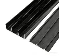 Heavy-Duty Sliding Door Hardware Kit, 3-Track System for Room Partitions, Wardrobes & Cabinets - Easy Installation & Durable Design, 120cm (47in)