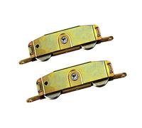 Heavy Duty Sliding Patio Door Roller Assembly 1-1/4 Inch Steel Ball Wheel Bearing, Side Adjustable,2 Pack