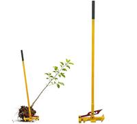 Heavy Duty Small Tree Root Puller Tool, Leverage Post Puller, Expandable Base, 3 Handle Mounting Positions, Adjustable Clamp Opening, Stump Remover for Trees Shrubs