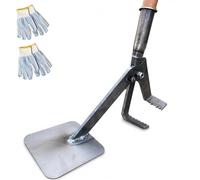 Heavy Duty Small Tree Root Puller Tool, Stand Up Leverage Stump Remover, Load-Bearing Fence Post Puller, Sapling Puller for Small Trees Shrubs and Roots