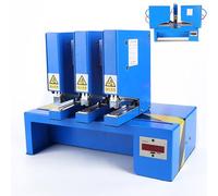 Heavy-Duty Smart Pneumatic Stapler, 40W Double-Heads Pneumatic Stapler Stitcher with 2.5-30cm Spacing Adjustable, Induction Automatic Pneumatic Binder for Packaging School Printing(3)