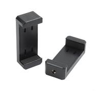 Heavy Duty Smartphone Clamp with Cold Shoe Mount for Ring Light for flash Photography Vertical Bracket ABS Plastic 60-85mm(2pcs Clips)