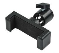 Heavy Duty Smartphone Clamp with Cold Shoe Mount for Ring Light for flash Photography Vertical Bracket ABS Plastic 60-85mm(Clip and)