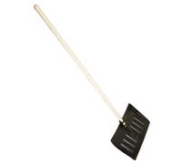 Heavy Duty Snow Shovel With Large Wooden Handle And Scoop Head