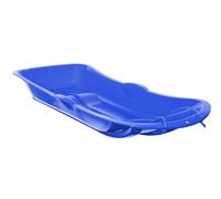 Heavy Duty Snow Sledge Durable Plastic Sled for Kids & Adults, Ideal for Family Bonding Sleigh with Sturdy Rope Snow Sledge Plastic Sledge with rope winter outdoor snow kids toboggan (BLUE)