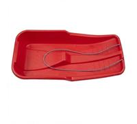 Heavy Duty Snow Sledge for Adults Plastic Toboggan with Pull Rope | Large Plastic Snow Sledge for Adults with Pull Rope, Winter Toboggan for Outdoor Snow Sledding and Family Fun