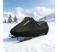 Heavy Duty Snowmobile Cover For Ski-Doo Summit Burton 800R E-TEC, Windproof Dustproof Anti-Hail Thickened Outdoor Storage for Sled Ski and Winter Use with Carry Bag