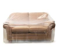 Direct Manufacturing Heavy Duty Sofa Furniture Protector Slip Over Cover Bag : Protection against Pet Clawing,Liquids,Dust. Great for when moving (2 Seater)