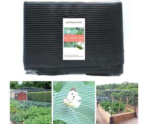 Heavy Duty Soft Butterfly Garden Netting, Stop Cabbage White Butterflies 5mm x 7mm - Many (3m x 5m)