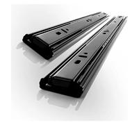 Heavy Duty Soft Close Drawer Slides 45mm Wide, Full Extension Ball Bearing 100LB Load, Erosion Resistant Easy Install(500mm)