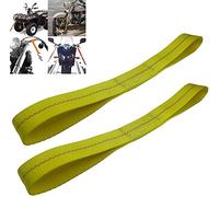 Heavy Duty Soft Loop Short Small Vehicle Moving Tie Down Straps,2 inch Soft Loop Tie Down Straps for Motorcycle