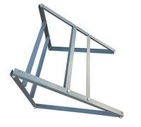 Heavy Duty Solar Panel Mount Bracket, Ground Stand for DIY Off-Grid Systems, Adjustable Tilt Rack Supports High Wattage Panels, Durable Aluminum Alloy Construction for Enhanced Energy Efficiency