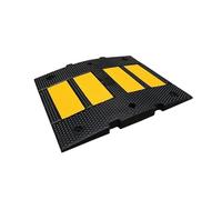 Heavy Duty Speed Humps, Interlocking Portable Bump, Anti-slip Car Ramps, High Visibility, 220,462 lbs Capacity