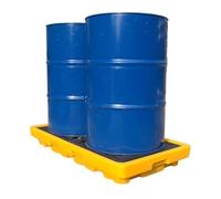 Heavy Duty Spill Containment Modular Platform with Drainage & Forklift Access for Industrial Leak Prevention Ideal for Safety & Compliance
