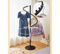Heavy Duty Spiral Rotating Clothing Rack - 38 Garment Displays, Sturdy Freestanding Hanger for Bedrooms, Living Rooms & Retail Stores - Efficient Metal Clothes nizer